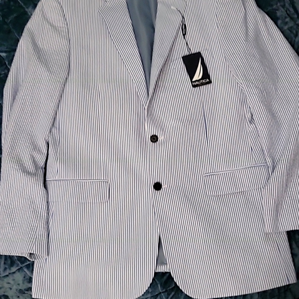 Seersucker Blazer Nautica